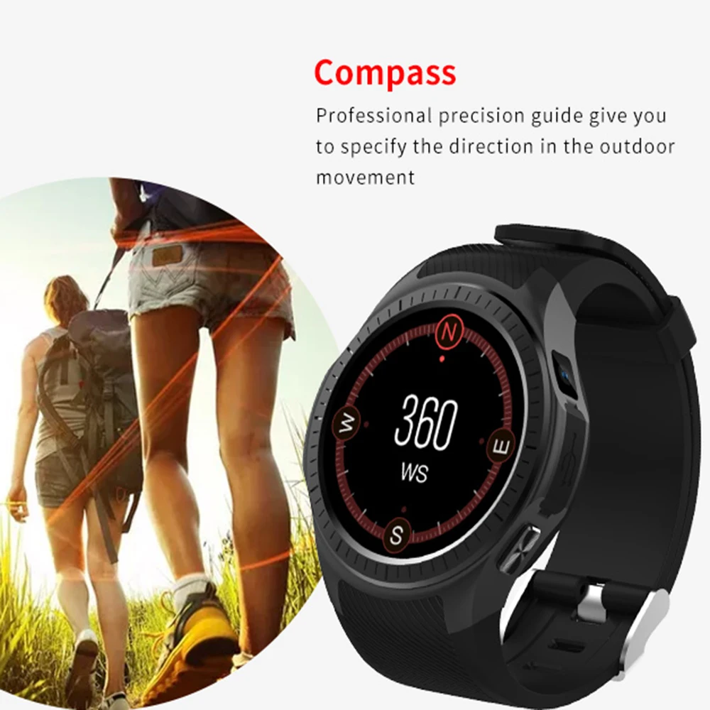 Microwear L1 спортивные Смарт-часы для Android ios MTK2503 пульсометр 2G Wifi Bluetooth Вызов 2.0MP камера
