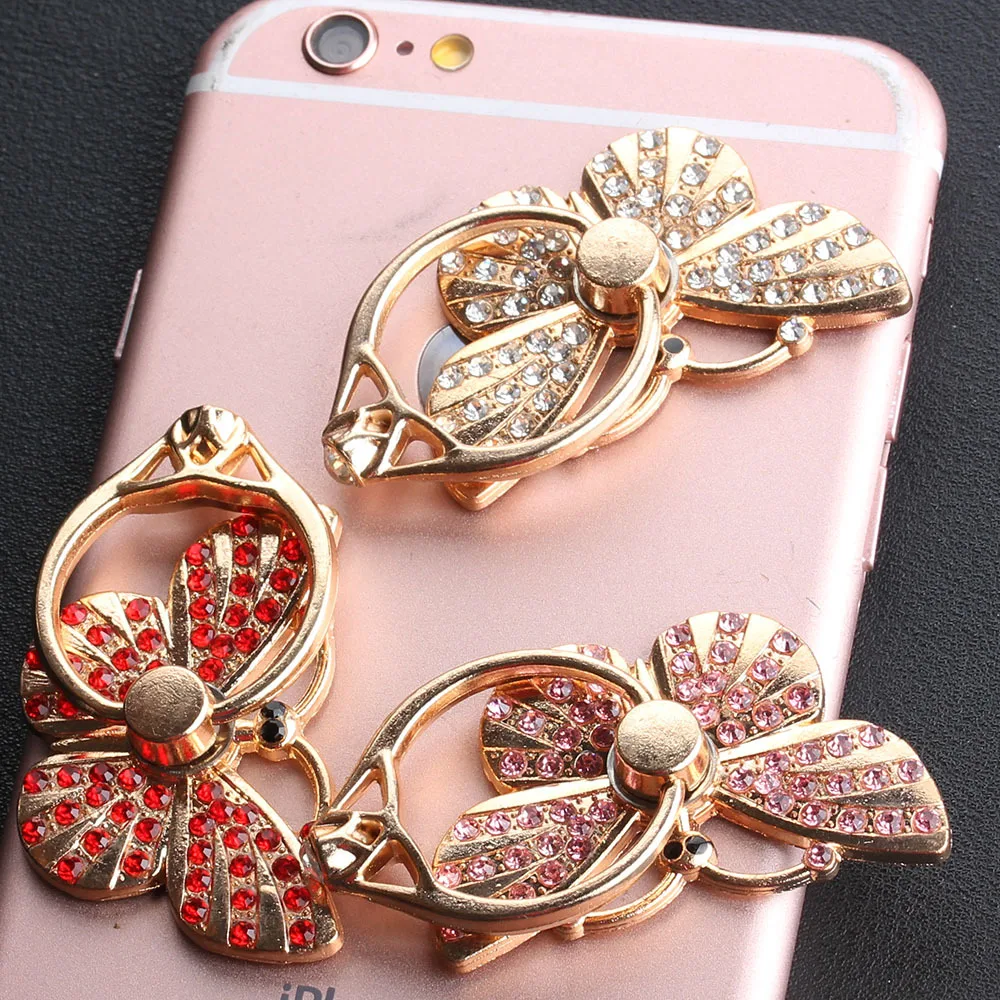 Universal Butterfly Finger Bracket Buckle Phone Holder Mount For iphone 6S for samsung all phone 10 pcs/lot wholesales |