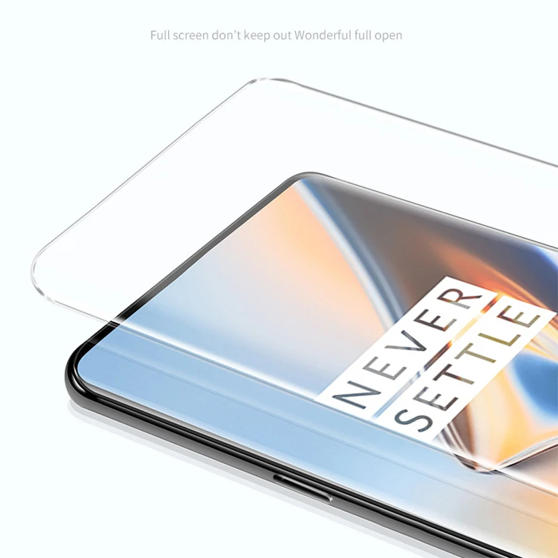 Полный Клей протектор экрана для Oneplus 7 pro 7pro 3D УФ жидкое закаленное стекло One plus