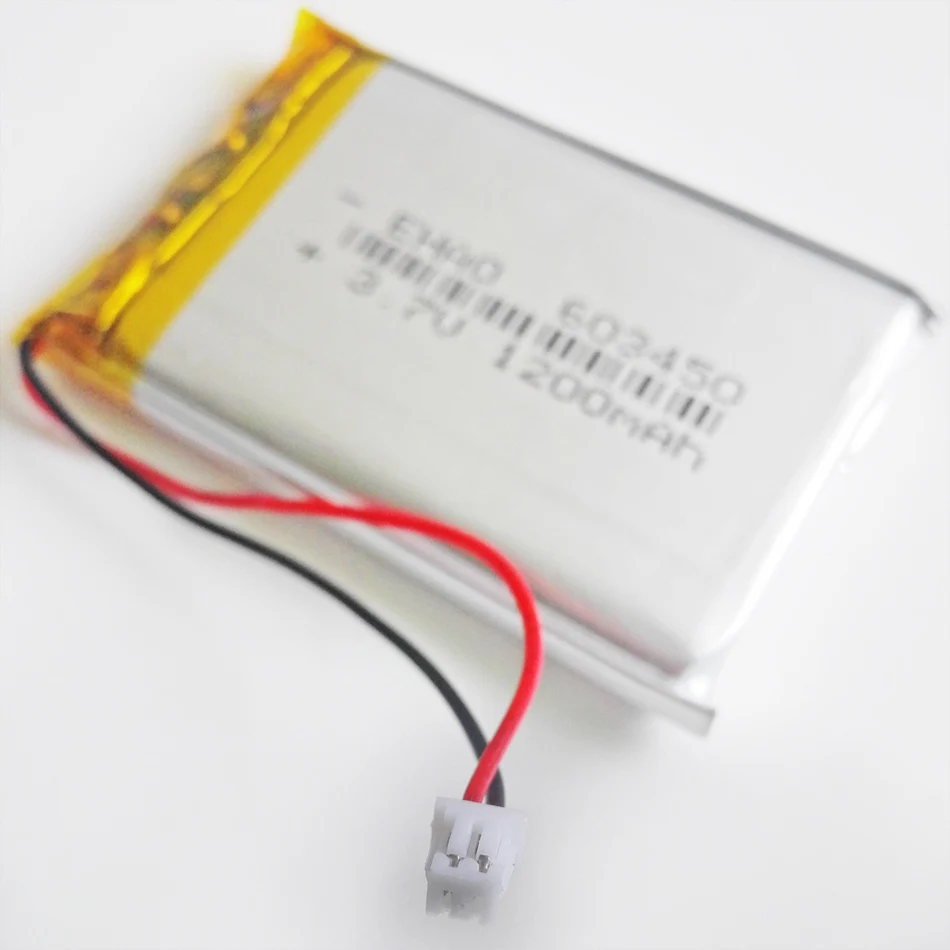 10 шт. 3 7 в 1200 мАч литий-полимерная LiPo аккумуляторная батарея JST 1 25 мм 2pin разъем для