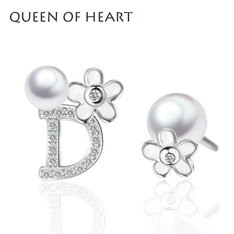 Королева сердца Ювелирные украшения классический 925 стерлингового серебра белый