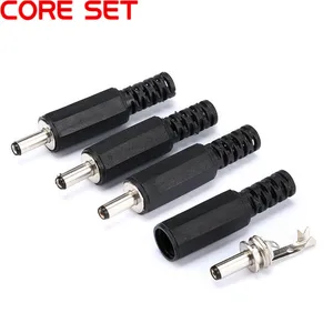 10 шт. 3,5 мм разъем Черный 3,5 мм x 1,35 мм штекер питания постоянного тока адаптер