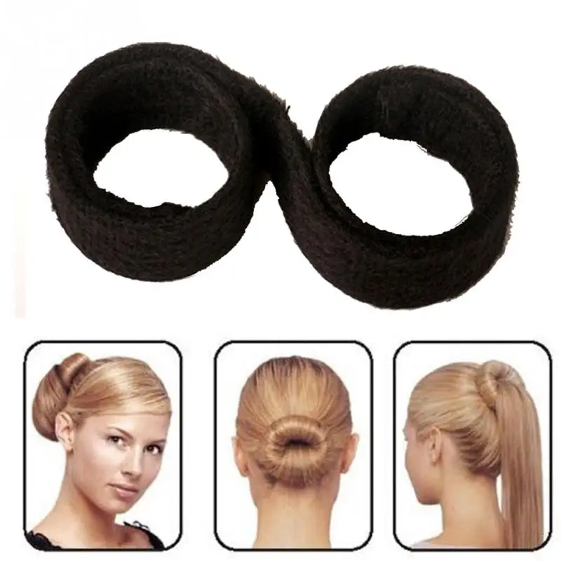 Ball French Twist Magic DIY Tool Bun Maker Sweet Dish Made Hair Band Accessories Synthetic Wig Donuts Bud Head | Красота и здоровье