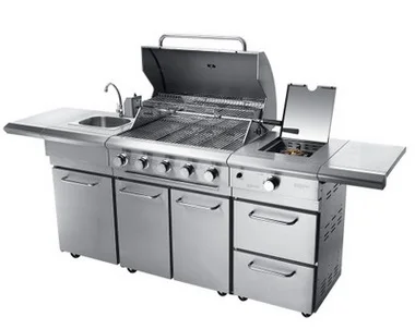 Бесплатная доставка коммерческий и домашний газовый гриль для барбекю из