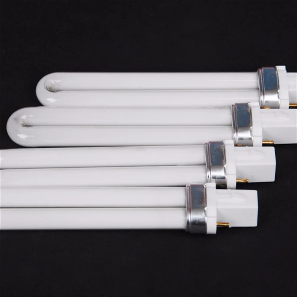 4 шт 9 Вт УФ лампы для сушки лака ногтей Сушилка электронная машина лампа Замена