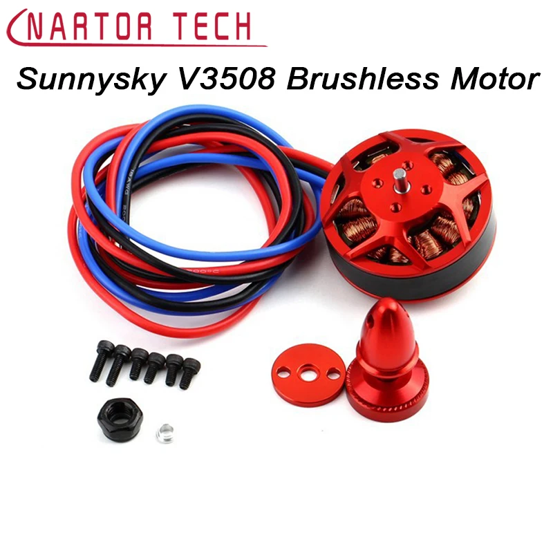 Оригинальный бесщеточный двигатель Sunnysky V3508 380KV 580KV 700KV 4S 6S для мультикоптера