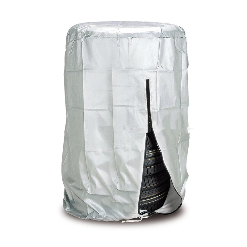 Покрытие для автомобильной покрышки чехлы на 4 колеса запасных шин серебряные