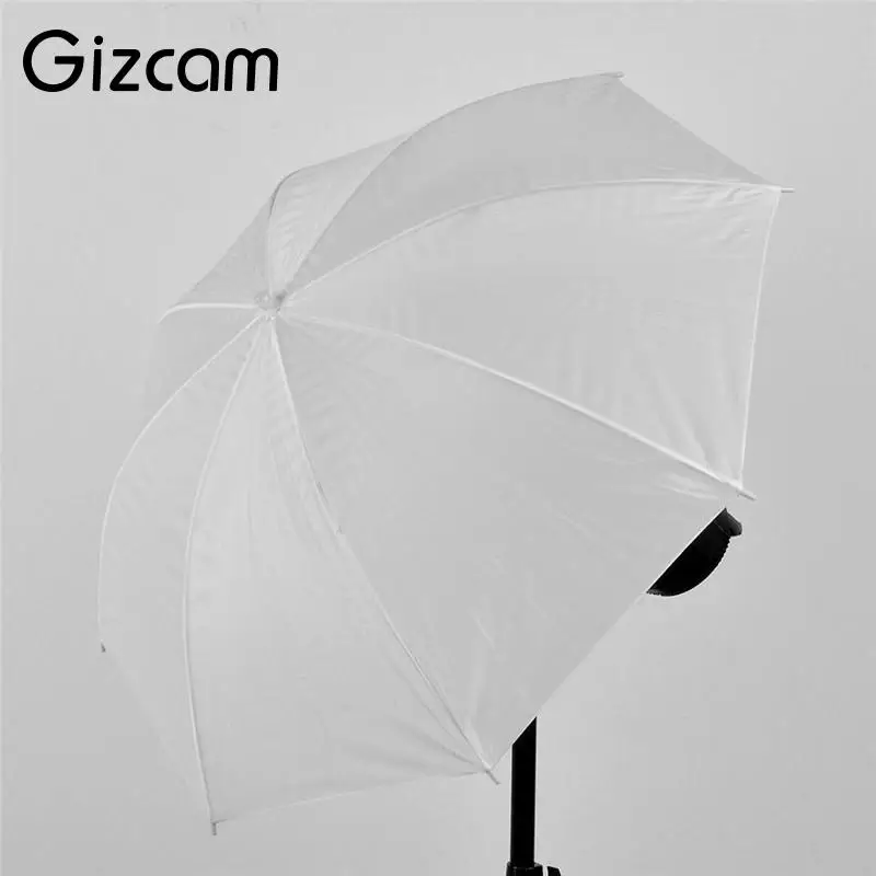 Зонт для студийной фотосъемки Gizcam 33 &quot83 см белая лампа аксессуары фотостудии