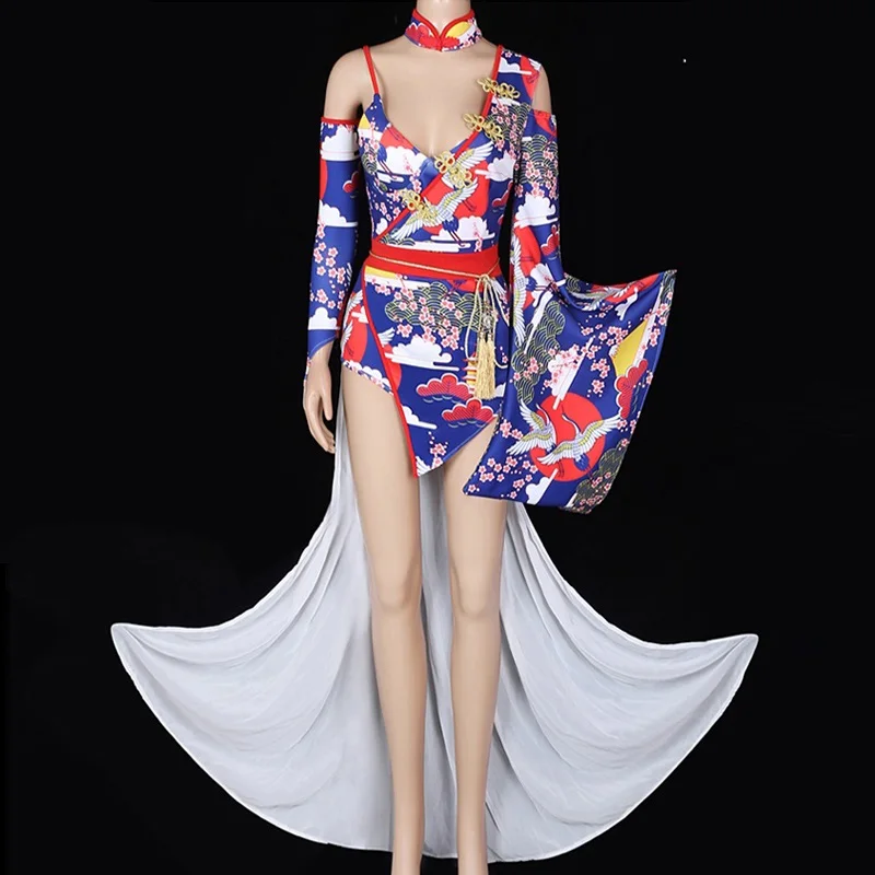 Костюм для косплея костюм диджея певицы ретро чонсам | Тематическая одежда и