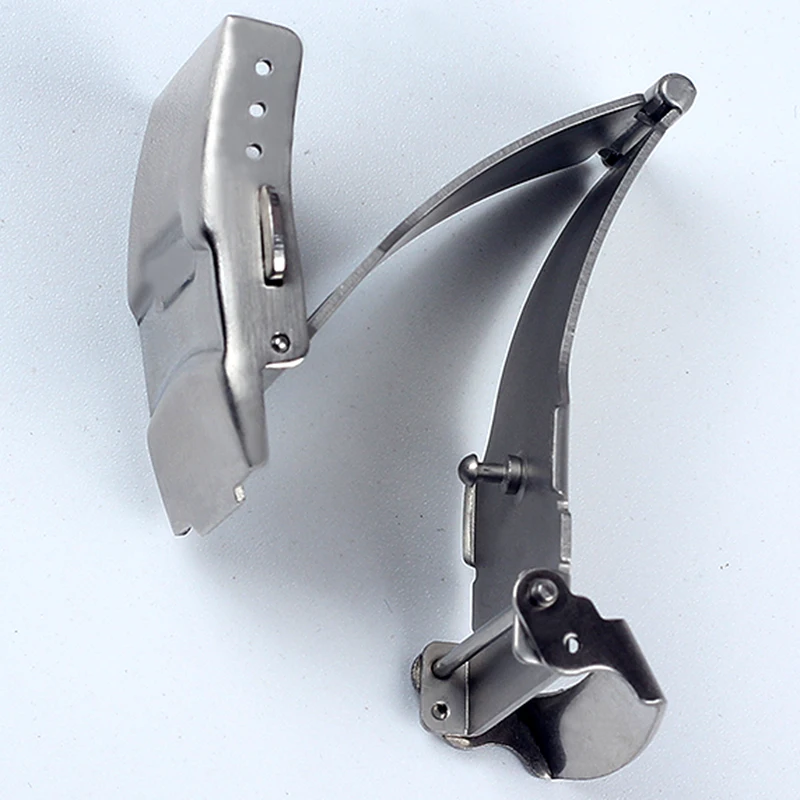 16mm 18mm 20mm 24mm Stainless Steel Watchbands Deployment Buckle Clasp silvery Watch Buckle Watch Band Buckle Fold Strap Clasp