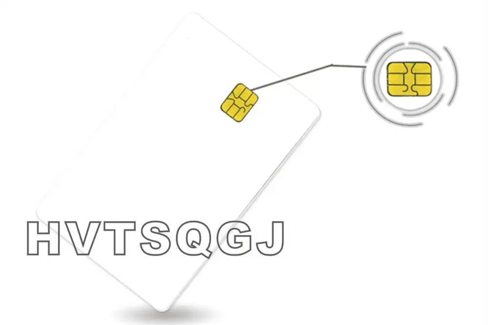 

ИСО чистый белый ПВХ SLE4442 чип пластиковый контакт умная фотография