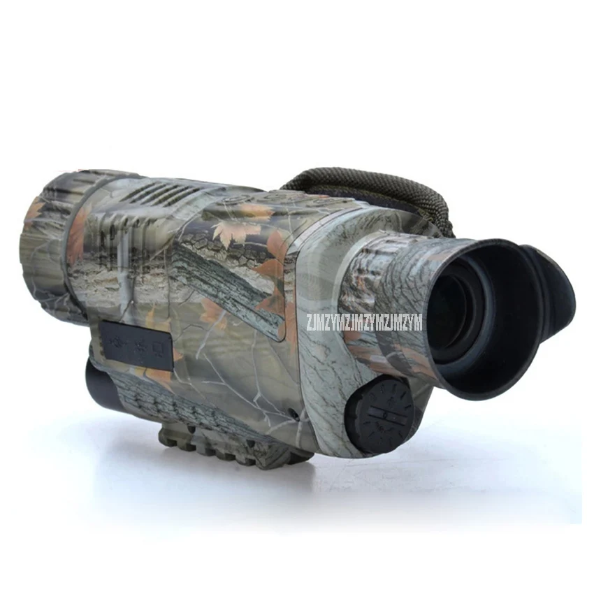 5X40 Infrared Digital Night Vision Telescope High Magnification With Video Output Hunting Monocular Camera 200m View