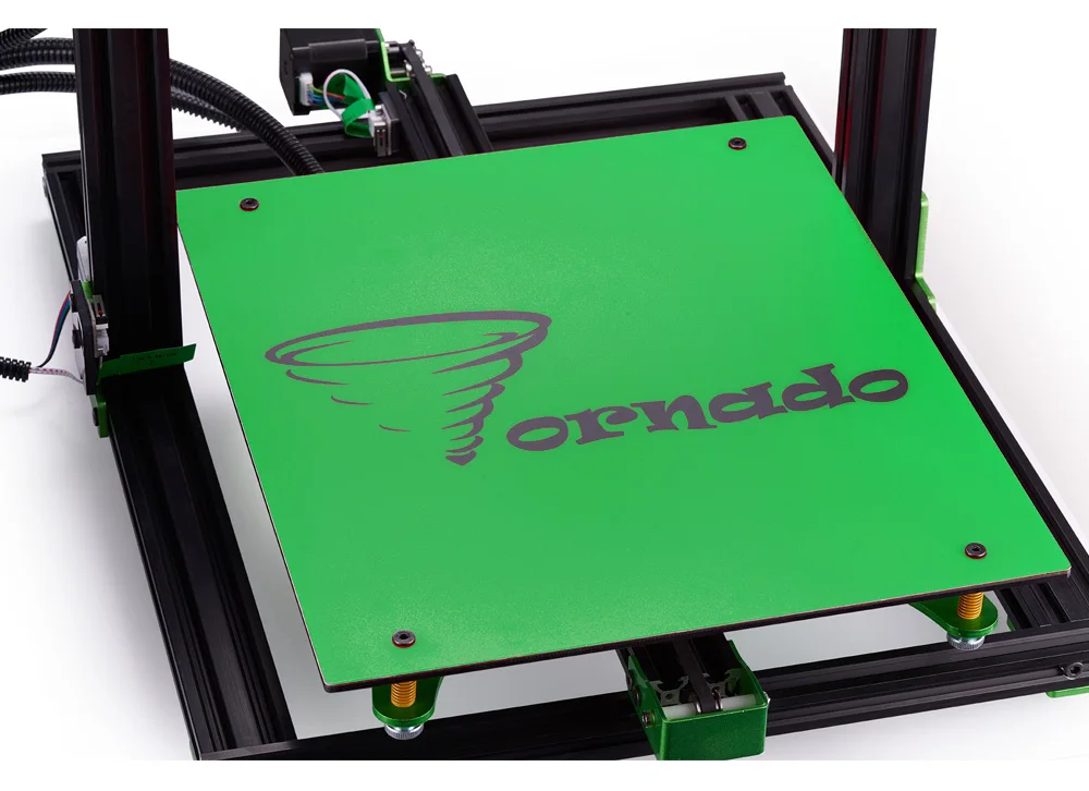 TEVO Tornado 3D принтер Кремниевая кровать с подогревом 300*300 мм 110В/220В стеклом и