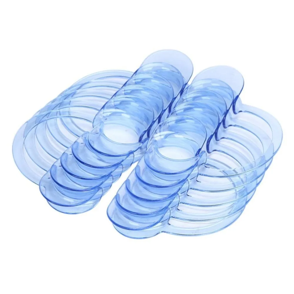 

Dental Cheek Retractor Mouth Opener For Teeth Whitening Clear Blue C-shape 10 Pieces Dental Cheek Lip Retractor