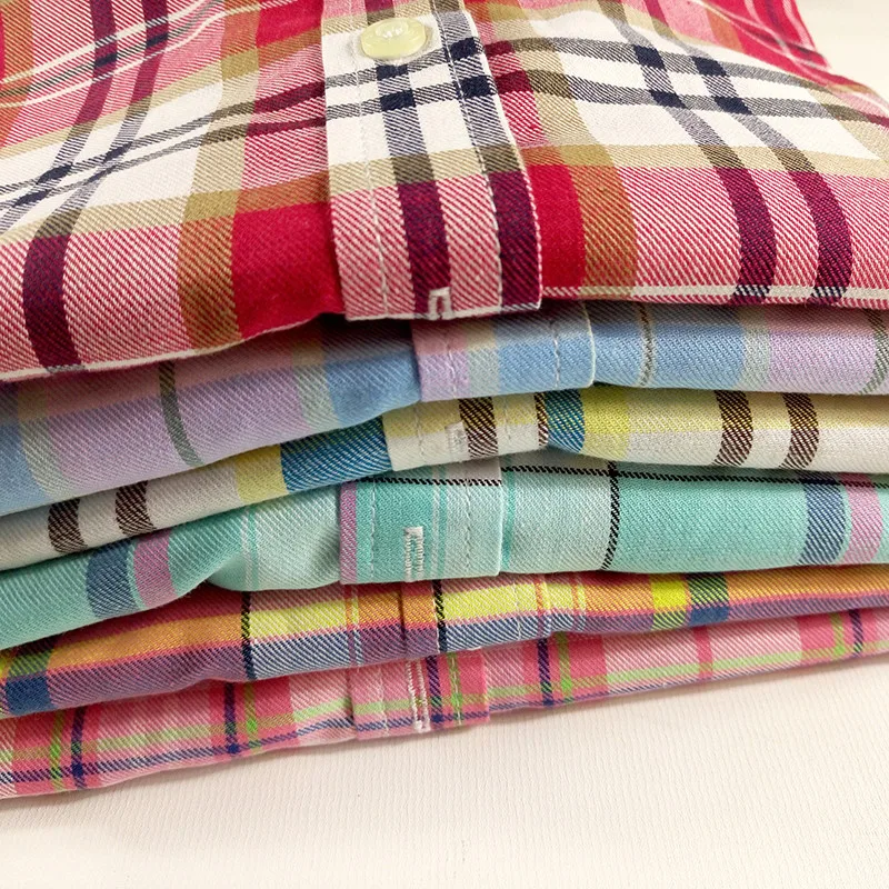 Новинка 2015. Женская рубашка из хлопка с длинным рукавом и отложным