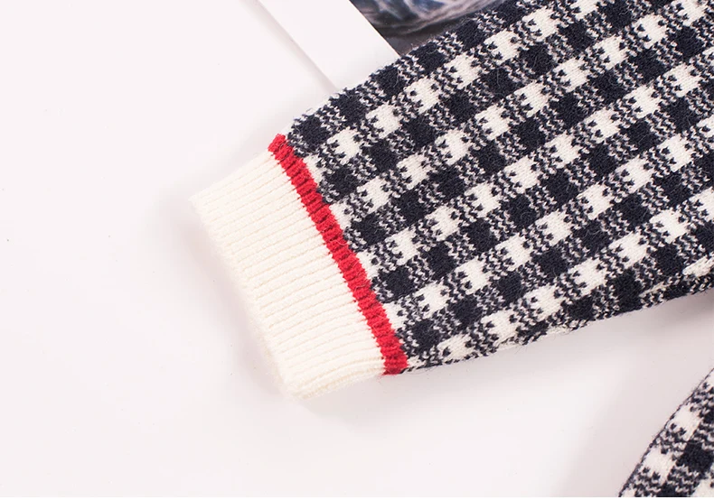 Новинка 2019 свитер для маленьких девочек длинный трикотажный пуловер с круглым