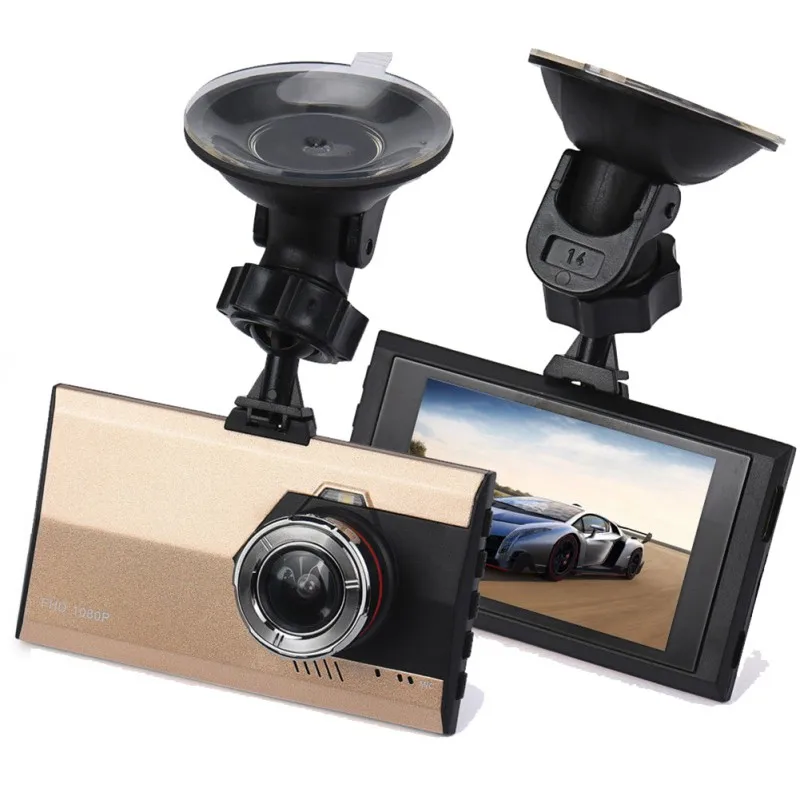 Full HD 1080P DVR Автомобильный видеорегистратор с ночным видением ультратонкий одним