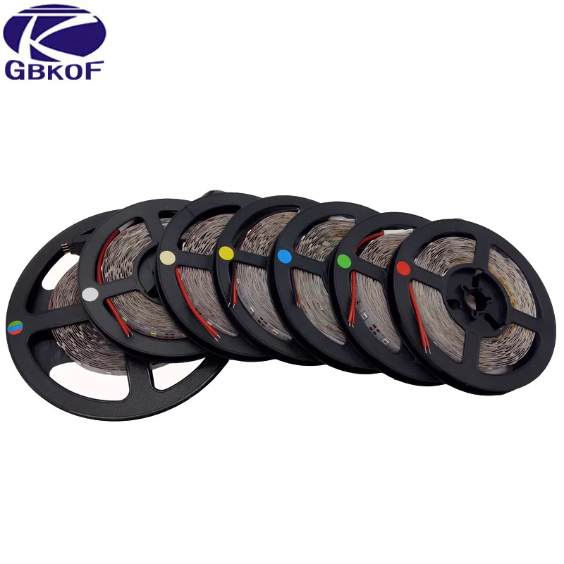 LED Strip 5050 3528 DC12V strip flexible light nonwaterproof 60 led/m RGB RGB/white/warm white/red/green/blue | Освещение
