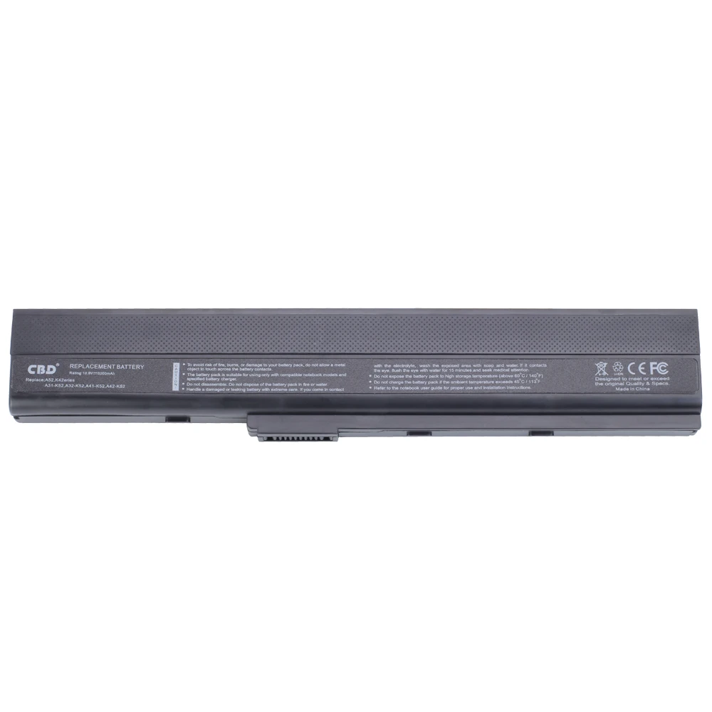 Замена Батарея для Asus A31 A32 F82 a32 f52 A41 A42 A52 K42 k50ab k40in K52 ноутбука 10 8 В 5200 мАч RU|laptop