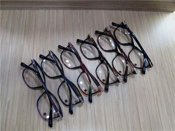 Высокое качество Vogue Винтаж полный унисекс ацетат Оптические Frame очки рамки