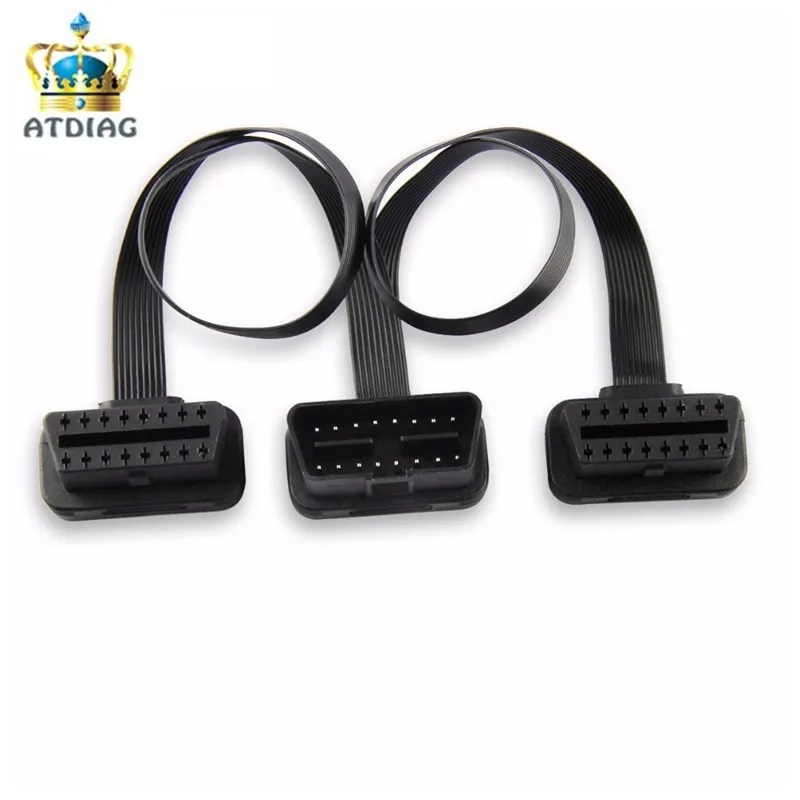 Новый ODB OBD2 кабель 16 Pin 1 штекер к 2 гнезда OBD II разъем стандарт кабеля|Кабели и