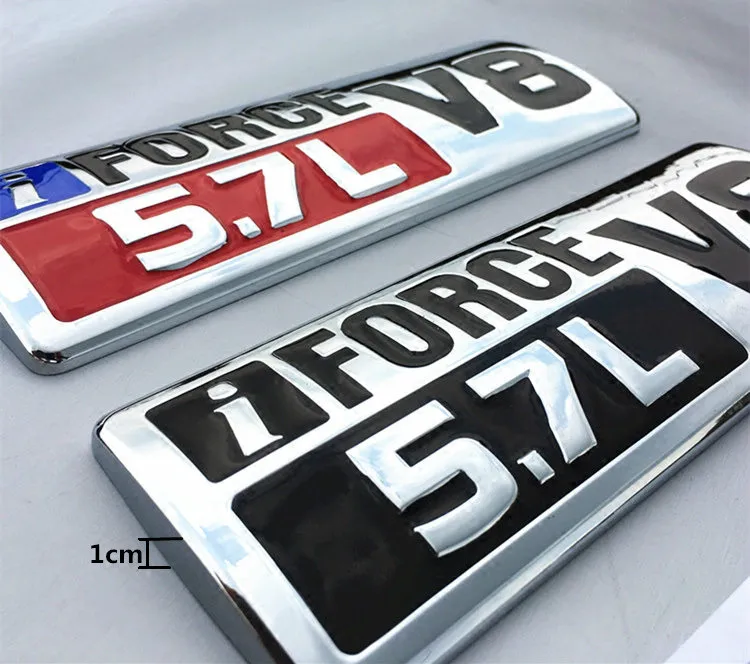 1 шт. 3D металлический I FORCE 5.7L V8 Автомобильная эмблема значок на крыло багажник