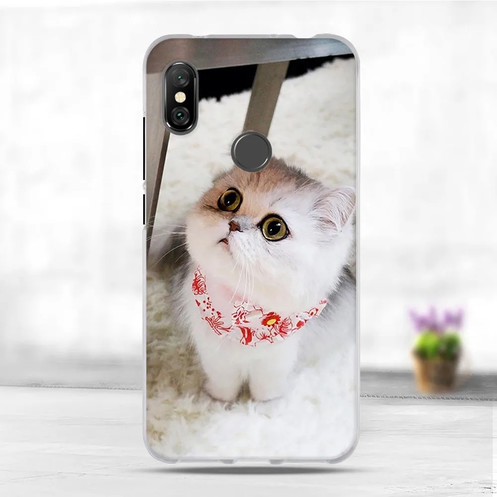 Чехол для Xiaomi Redmi Note 6 Pro чехол Xiomi силиконовый мягкий ТПУ задней панели Note6 6Pro милый
