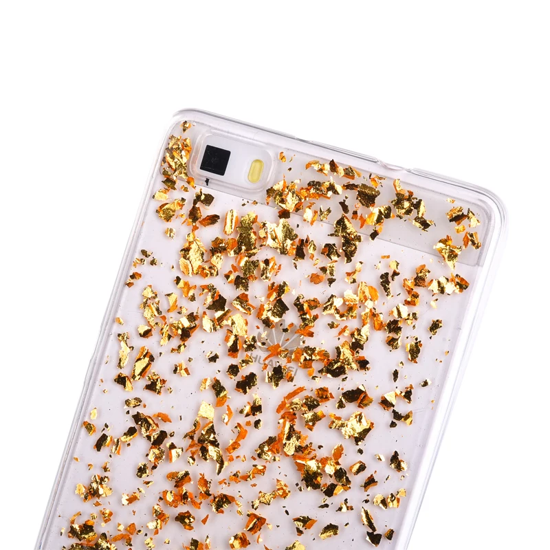 Portefeuille Роскошные Искра Bling Блеск блестка кремния милый чехол для Huawei P8 Lite p9 P10