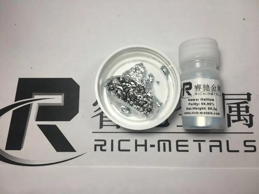 

60 g Gallium Metal 99.99% Pure by Changsha Rich-Metals