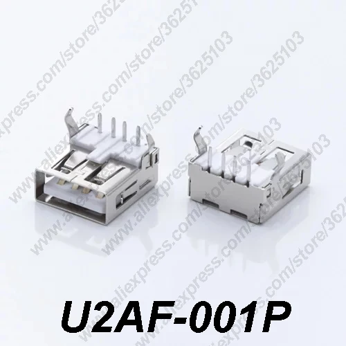 10 шт. USB 2 0 разъем под углом 90 градусов|Соединители| |