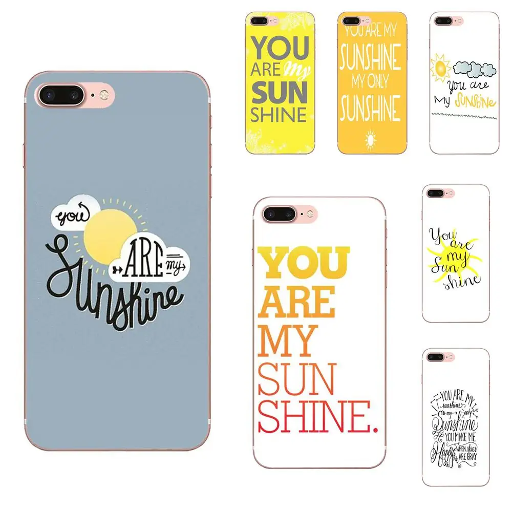 You Are My Sunshine Only TPU Дизайн для Galaxy J1 J2 J3 J330 J4 J5 J6 J7 J730 J8 2015 2016 2017 2018 mini Pro|Чехлы-накладки| |