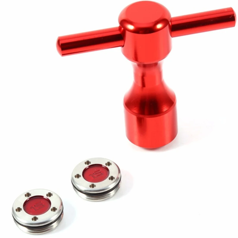 red 15g 2 шт. клюшки Вес гаечный ключ Алюминиевый сплав Гольф Винт гаечный ключ 5 г/10 г/15 г/20 г клюшка T Вес Клюшки для гольфа гаечный ключ - Цвет: red 15g