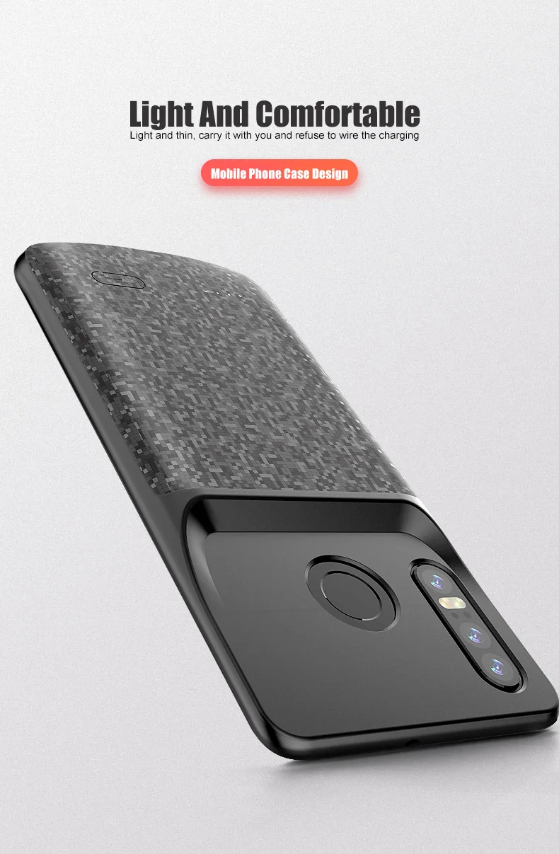 XGODY 4700 мА/ч чехол для зарядки батареи для huawei P30 Lite умный внешний аккумулятор чехол для huawei P30 Lite чехол для резервного питания