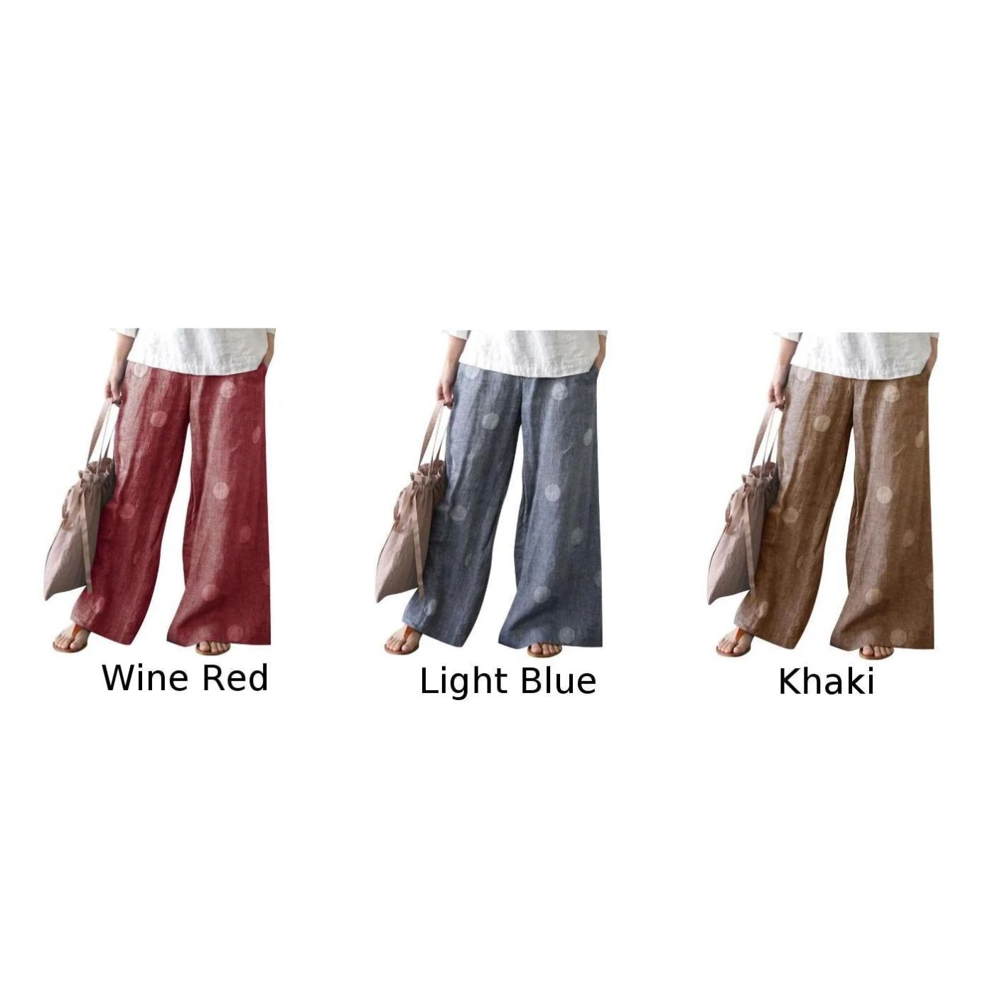 Женские брюки женские пляжные летние широкие в стиле бохо стильные длинные для