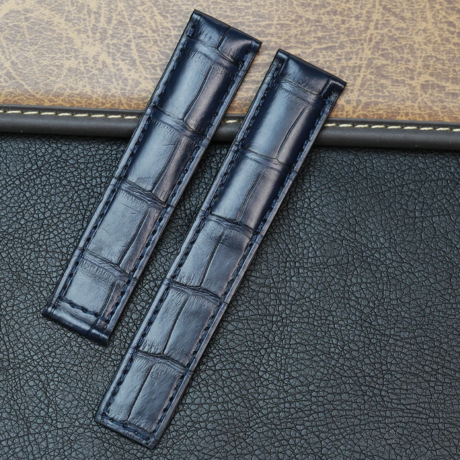 SAUPPO крокодиловой кожи Кожаный браслет подходит для Rolex Carrera наследие аксессуары/19