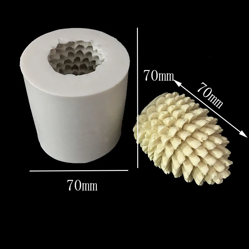 Minsunbak новая Pinecone форма силиконовая для ручной работы свечи популярные и