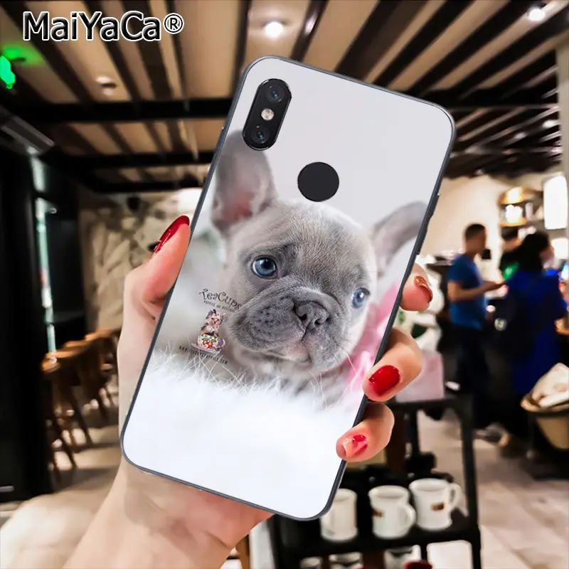 MaiYaCa чехол для телефона с французским бульдогом щенком Xiaomi Redmi8 4X 6A S2 7A 5A Redmi 5 5Plus Note5