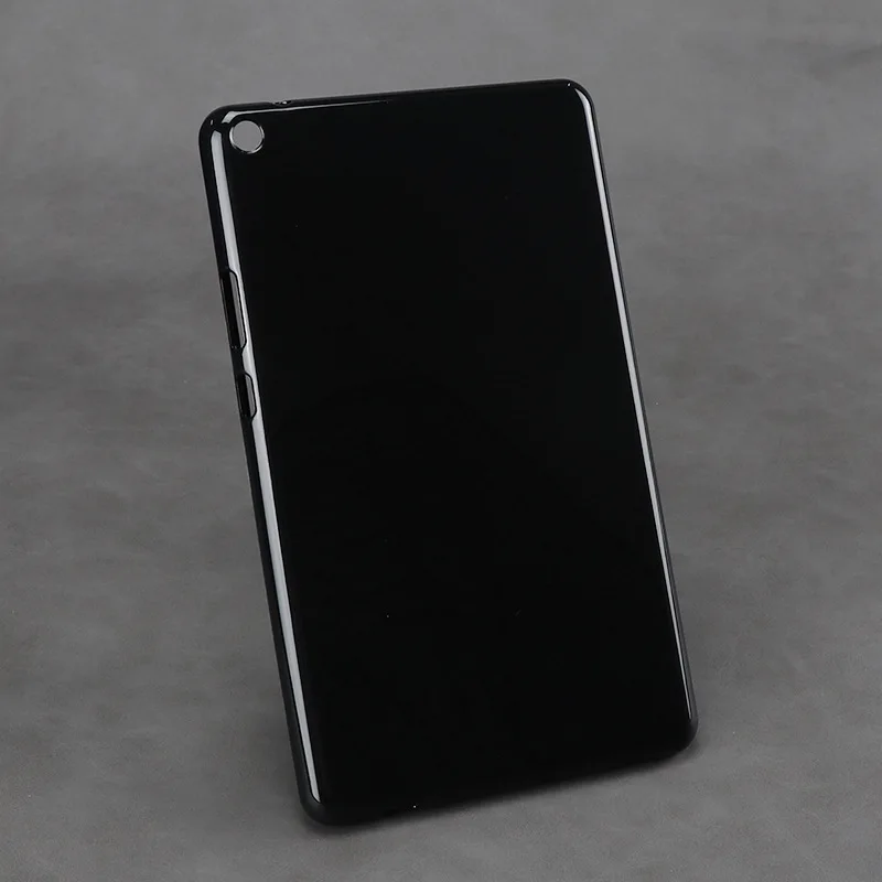 Черный Тонкий мягкий ТПУ чехол для huawei MediaPad T3 8,0 KOB-L09 KOB-W09 Силиконовая задняя крышка для huawei honor play 2 8,0 дюймов+ стилус - Цвет: Черный