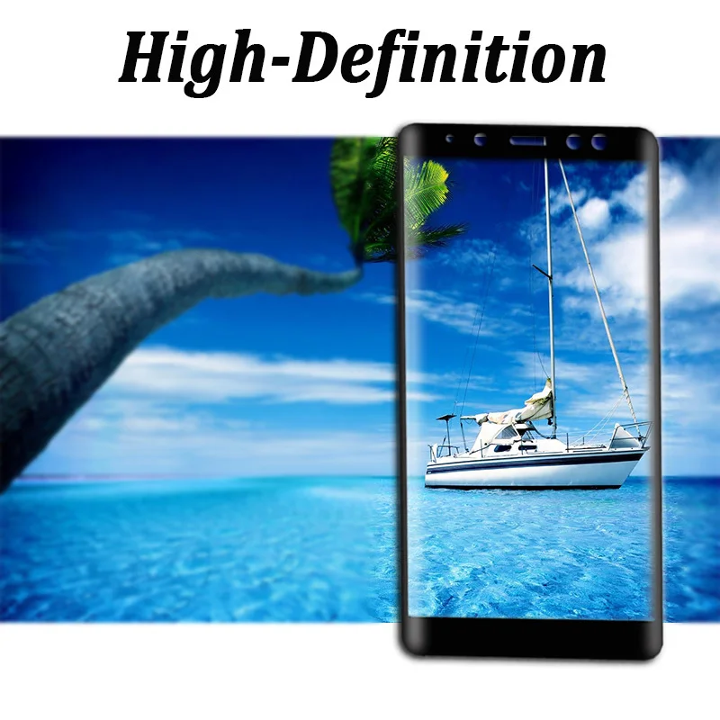 Защитное стекло 5D с закругленными краями для samsung Galaxy A7 A6 A8 J4 J6 Plus J8 Защитная пленка для экрана A J 4 6 8 закаленное стекло