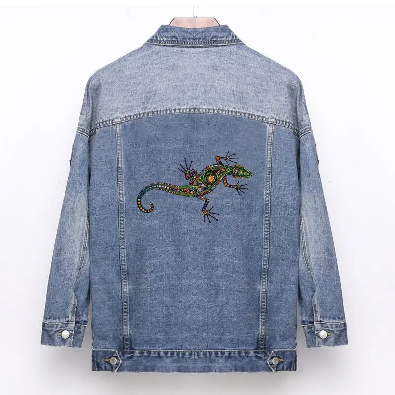 Моющаяся нашивка для одежды COSBILL ящерица|animal patches for clothes|patches clothesanimal patch |