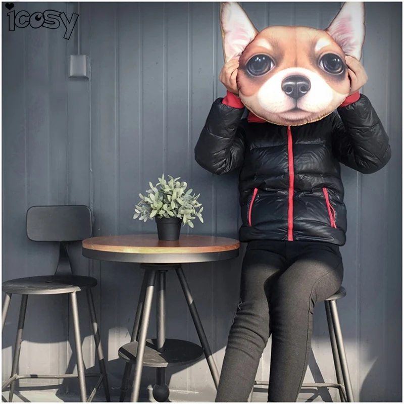 Icosy симпатичная собака наволочка подушки Тедди Чихуахуа бультерьер Шнауцер