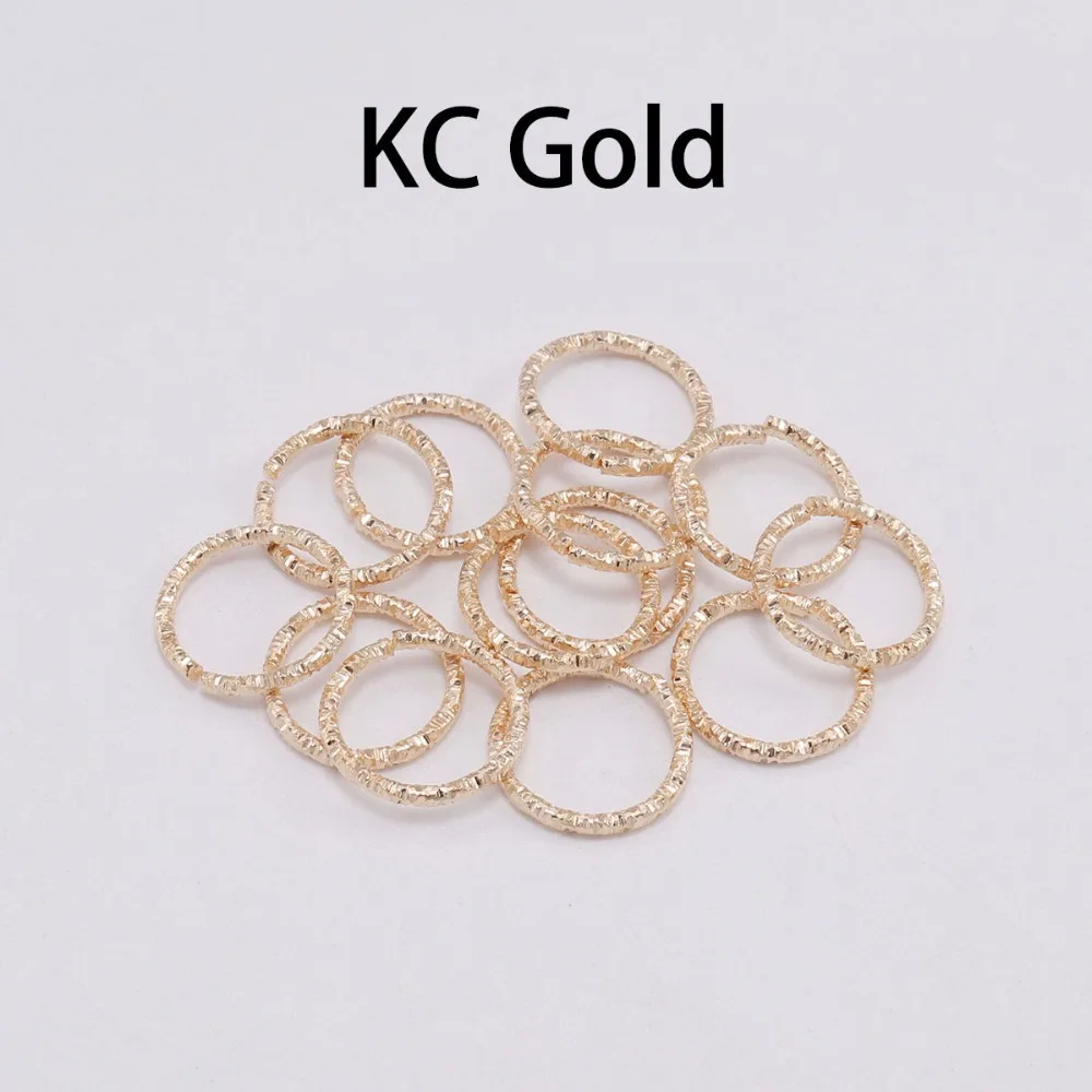 OMH Wholesale100pcs 8 10 15 18 20 мм цвет серебристый Золотой соединительные кольца витой