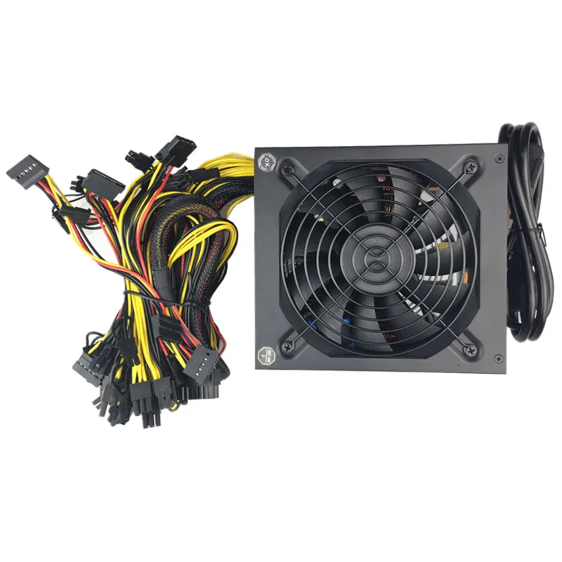 Блок питания для майнинга 1600 Вт ATX PSU Asic Майнер биткоинов с поддержкой 6