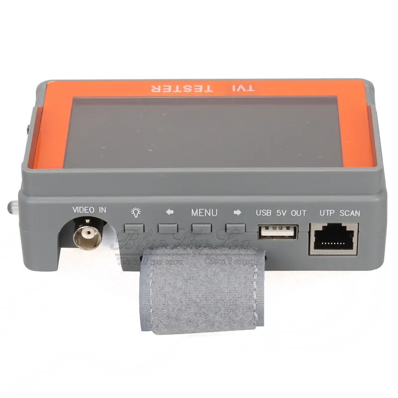 Портативный 4.3 &quotLTPS ЖК-дисплей Экран CCTV PTZ Камера TVI CVBS видео сигнала тестер