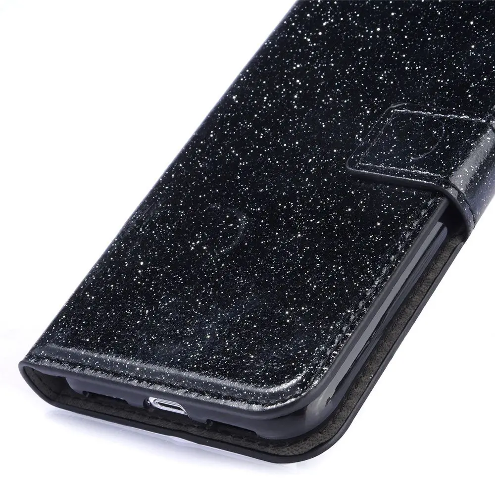 Роскошный кожаный чехол-кошелек для samsung Galaxy A6 A7 A8 A20 A30 A70 A50 Bling Case S7 S8 S10 S10e задняя