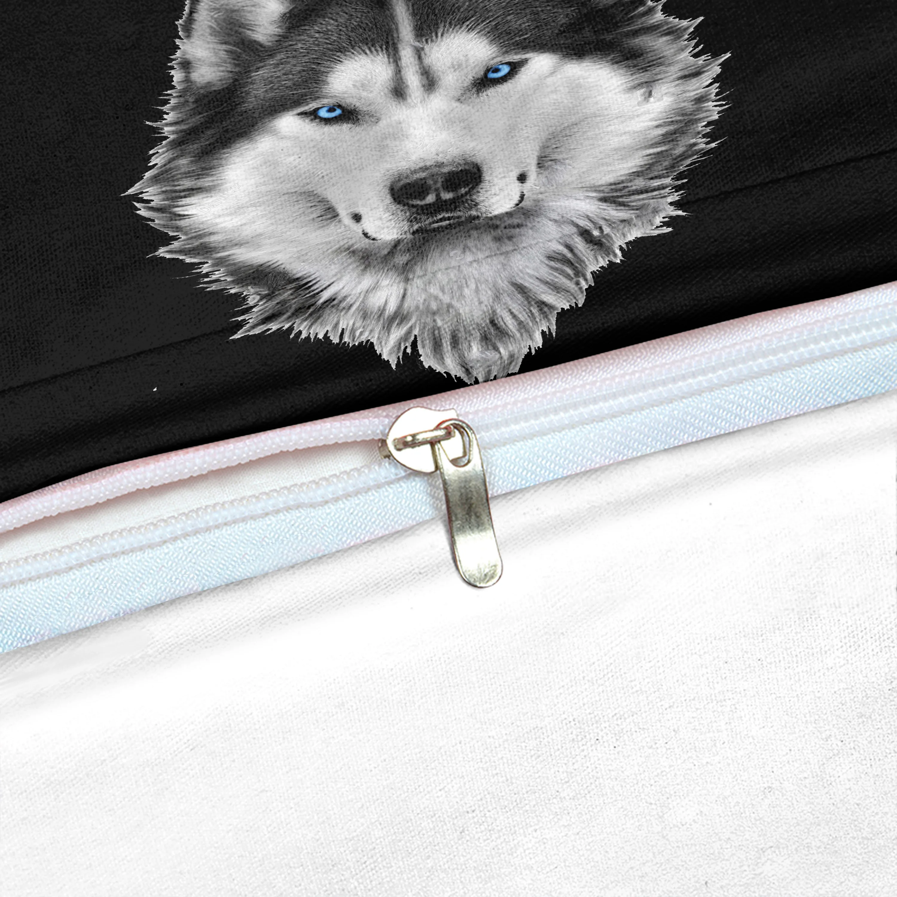 Постельные принадлежности с собакой набор крутых животных пододеяльник для