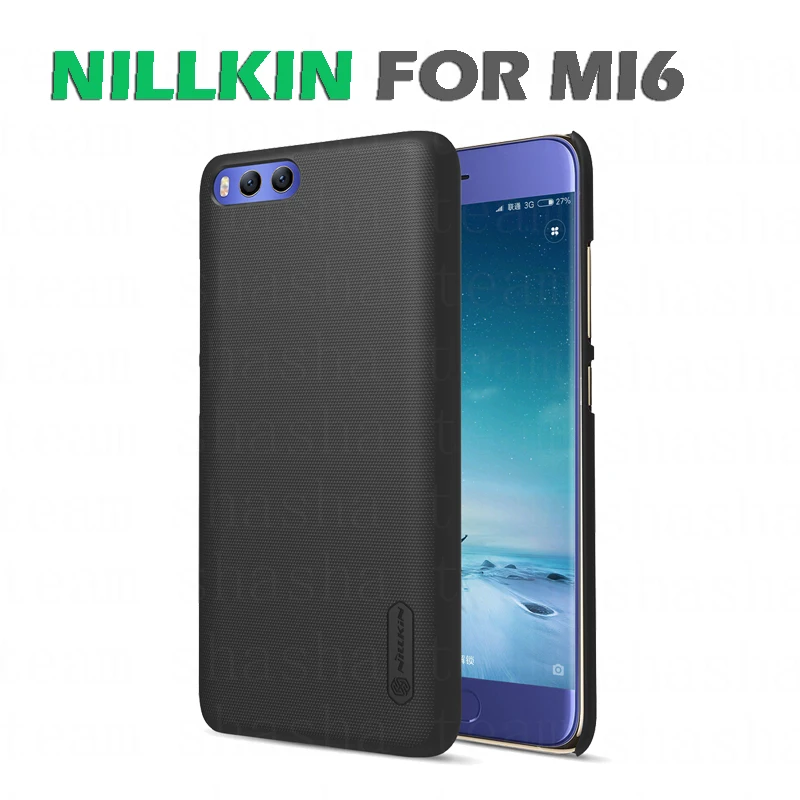 Оригинальный Твердый чехол для Xiaomi Mi6 Nillkin суперматовый Жесткий Чехол книжка