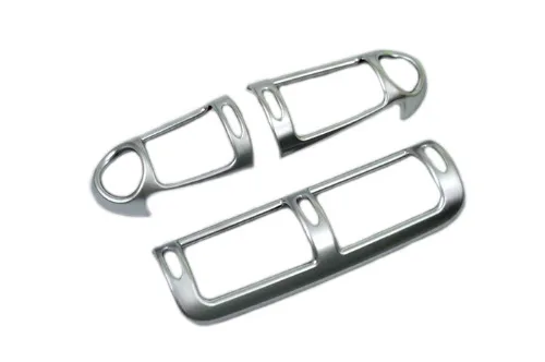 Высококачественный Матовый хромированный чехол на решетку вентиляционного