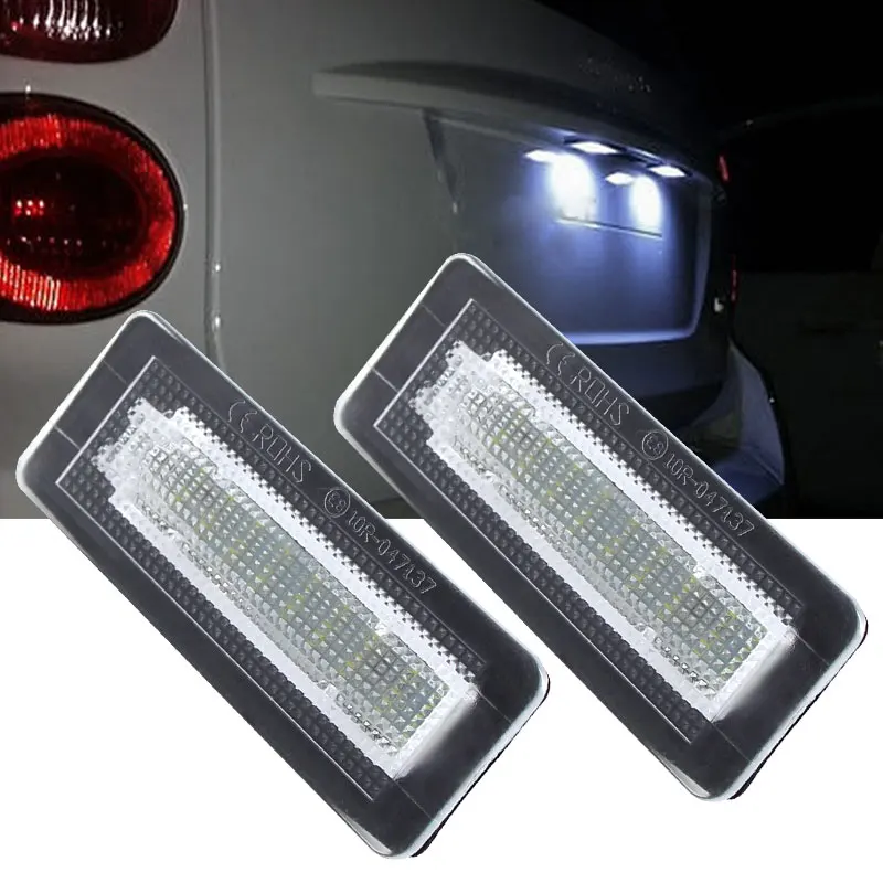 Apmatauto 2 шт. 18SMD светодиодный номерной знак Светильник лампы ошибок для Benz Smart Fortwo