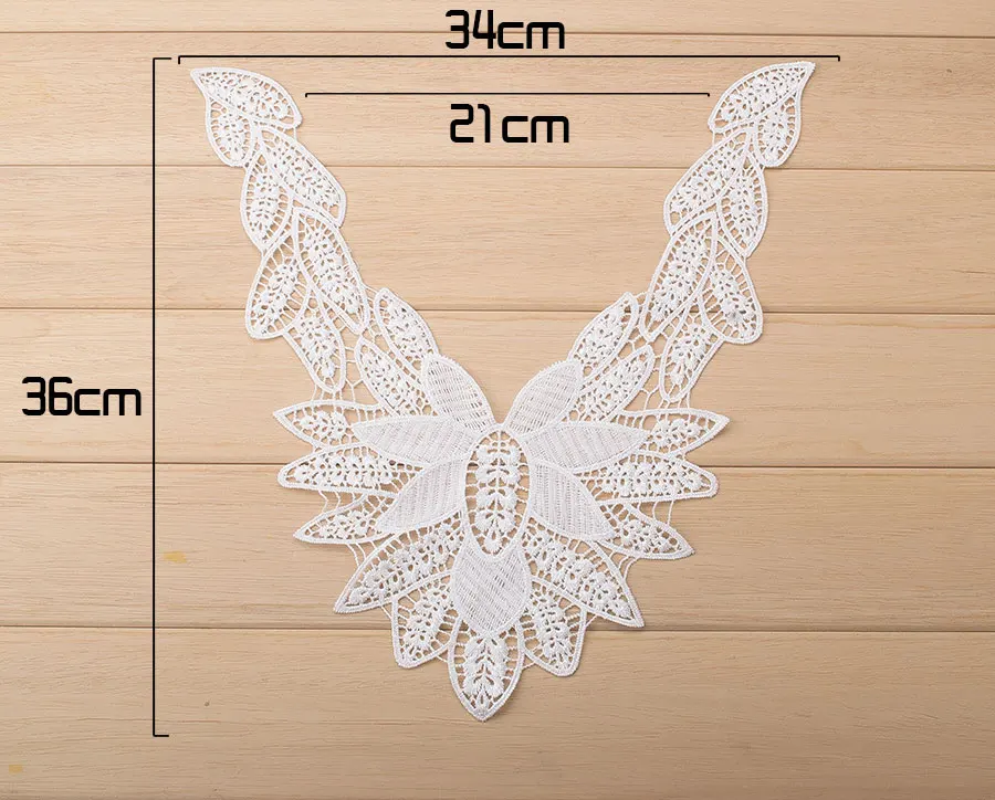 Высокое качество полиэстер грудь оторвала воротник водорастворимый свет